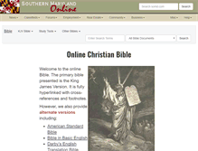 Tablet Screenshot of bible.somd.com
