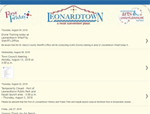 Tablet Screenshot of news.leonardtown.somd.com